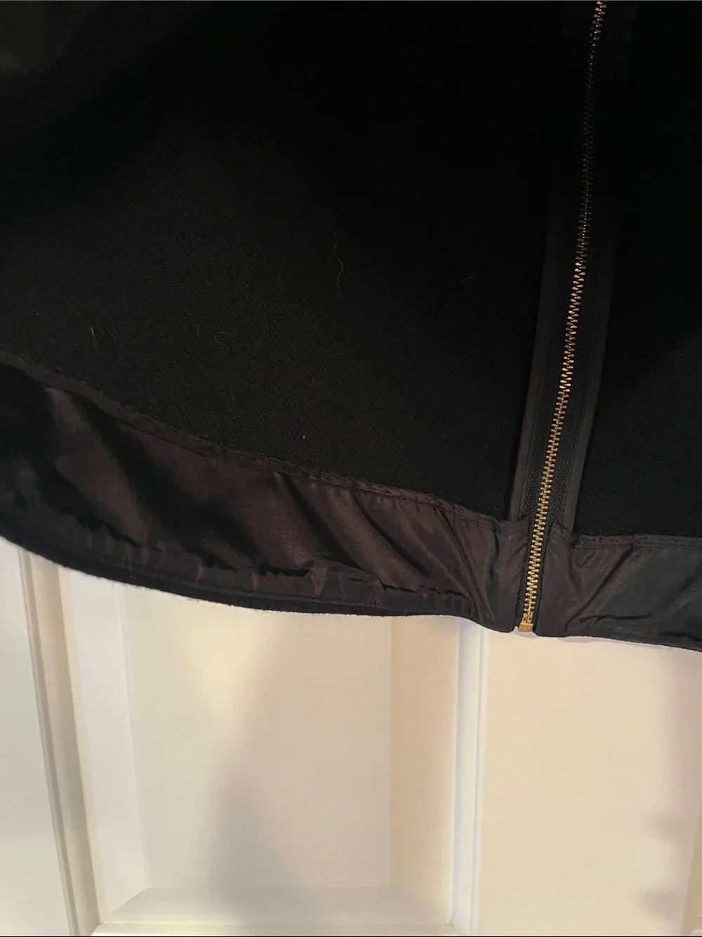 kate spade Black high low zip top 4